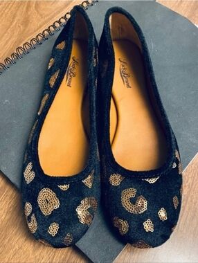 LUCKY BRAND 🐈 Sequined Cheetah Ballet Flat - Size 10